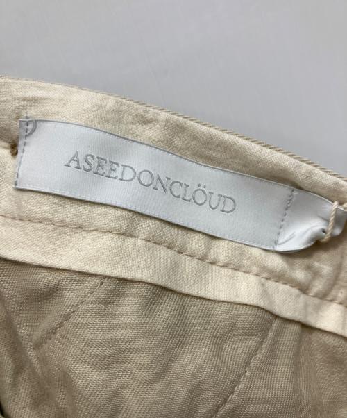 ASEEDONCLOUD（アシードンクラウド）ASEEDONCLOUD (アシードンクラウド) エプロンパンツ ベージュ サイズ:Sの古着・服飾アイテム
