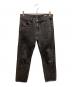 COMOLI（コモリ）の古着「ブラックデニムパンツ」｜ブラック