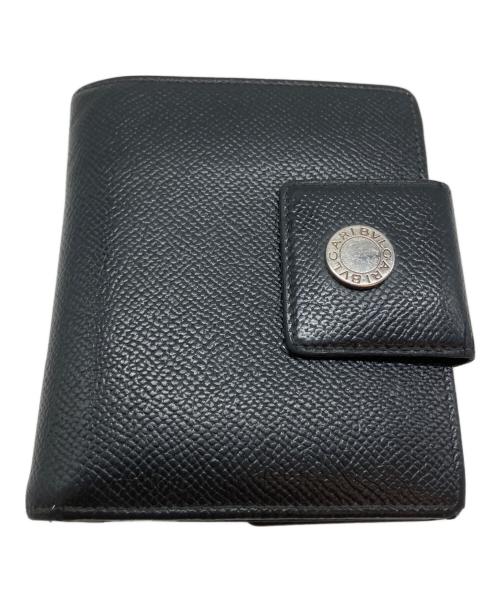 BVLGARI（ブルガリ）BVLGARI (ブルガリ) 2つ折り財布 ブラックの古着・服飾アイテム