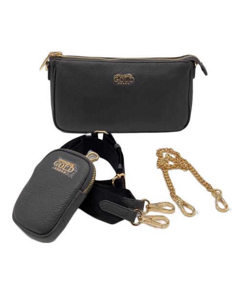 COCOCELUX GOLD（ココセリュックスゴールド）COCOCELUX GOLD (ココセリュックスゴールド) ショルダーバッグ ブラックの古着・服飾アイテム