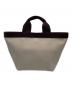 Herve Chapelier (エルベシャプリエ) トートバッグ ベージュ×ブラウン：47000円