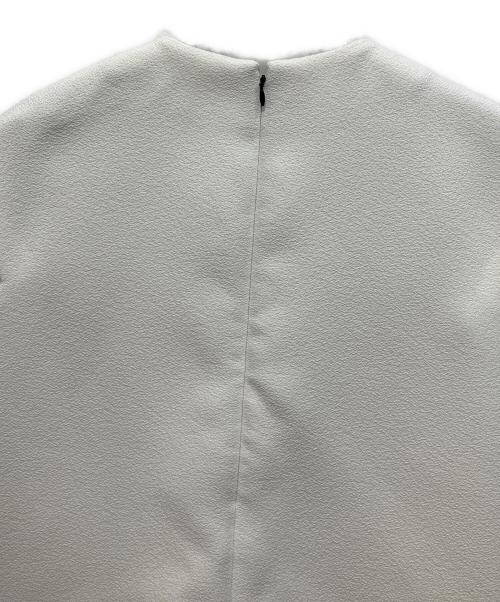 YOKO CHAN（ヨーコチャン）YOKO CHAN (ヨーコチャン) キャップスリーブブラウス ホワイト サイズ:40の古着・服飾アイテム