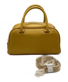 STORY.（ストーリー）の古着「スクエアレザーバッグ」｜イエロー