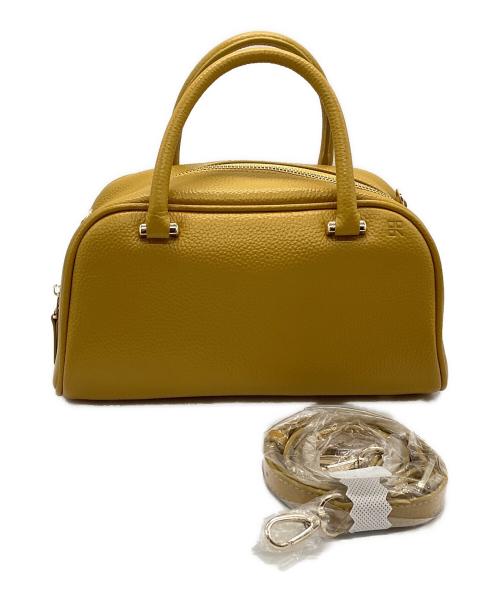 STORY.（ストーリー）STORY. (ストーリー) スクエアレザーバッグ イエローの古着・服飾アイテム