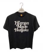 HUMAN MADEヒューマンメイド）の古着「半袖カットソー」｜ブラック