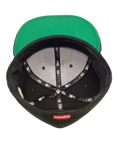 New Era（ニューエラ）New Era (ニューエラ) SUPREME (シュプリーム) スクリプトロゴキャップ ブラック サイズ:58.7cmの古着・服飾アイテム