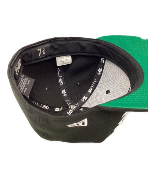New Era（ニューエラ）New Era (ニューエラ) SUPREME (シュプリーム) スクリプトロゴキャップ ブラック サイズ:58.7cmの古着・服飾アイテム