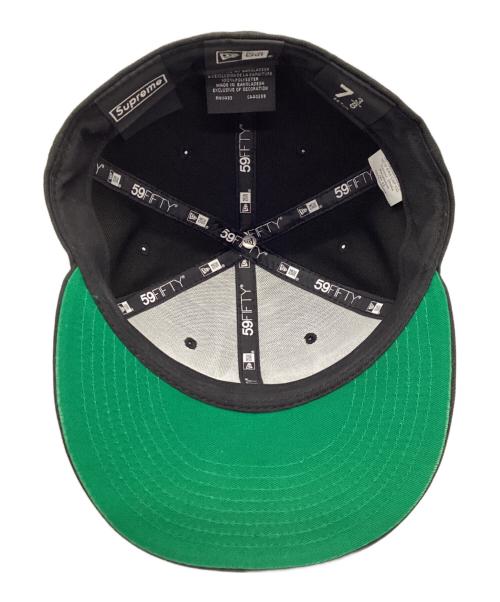 New Era（ニューエラ）New Era (ニューエラ) SUPREME (シュプリーム) スクリプトロゴキャップ ブラック サイズ:58.7cmの古着・服飾アイテム