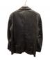 中古・古着 GIANNI VERSACE (ジャンニ・ヴェルサーチ) 80’sテーラードレザージャケット ブラック サイズ:46：25000円