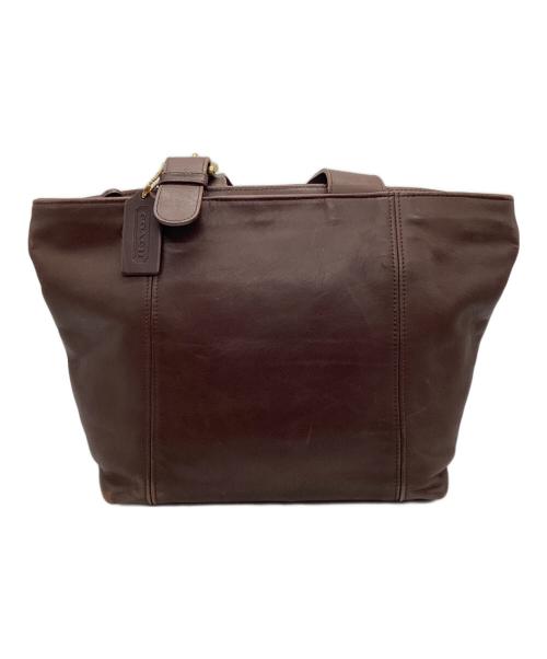 COACH（コーチ）COACH (コーチ) レザーハンドバッグ ブラウンの古着・服飾アイテム