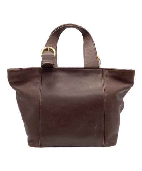 COACH（コーチ）COACH (コーチ) レザーハンドバッグ ブラウンの古着・服飾アイテム