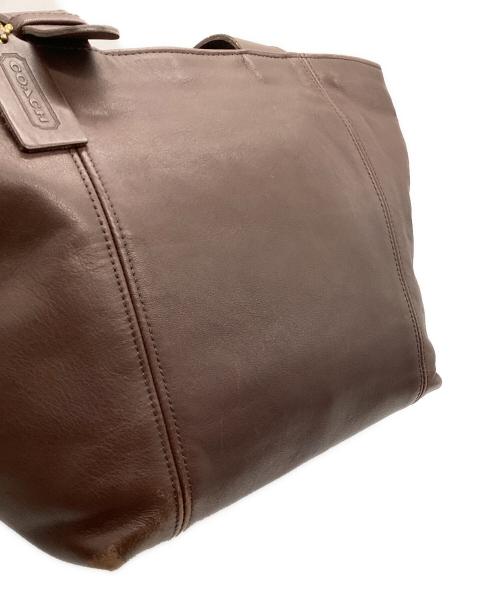 COACH（コーチ）COACH (コーチ) レザーハンドバッグ ブラウンの古着・服飾アイテム