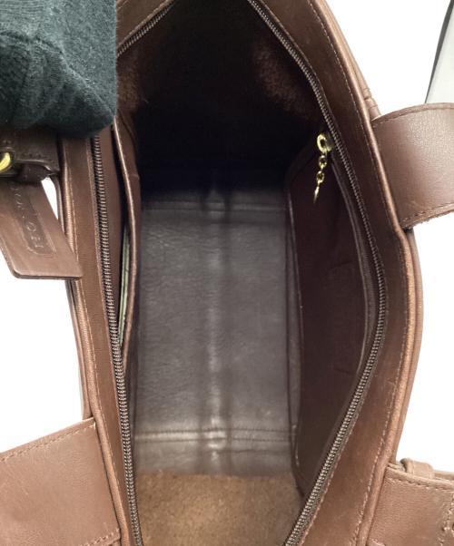 COACH（コーチ）COACH (コーチ) レザーハンドバッグ ブラウンの古着・服飾アイテム