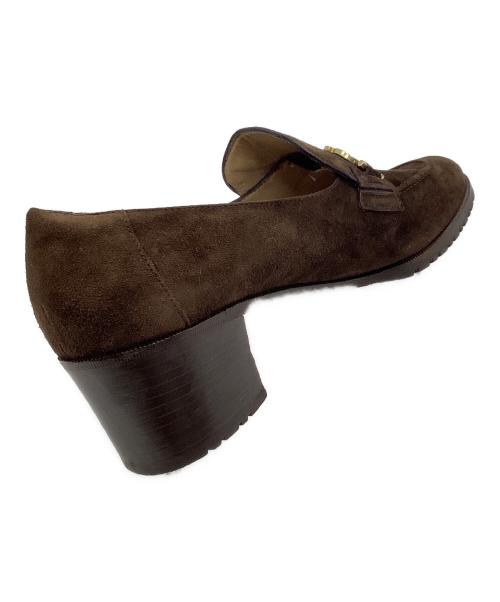 Salvatore Ferragamo（サルヴァトーレ フェラガモ）Salvatore Ferragamo (サルヴァトーレ フェラガモ) パンプス ブラウン サイズ:9の古着・服飾アイテム