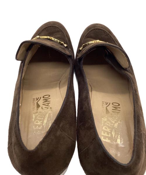 Salvatore Ferragamo（サルヴァトーレ フェラガモ）Salvatore Ferragamo (サルヴァトーレ フェラガモ) パンプス ブラウン サイズ:9の古着・服飾アイテム