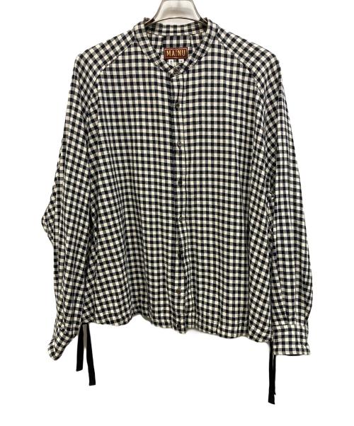 MAINU（マイヌ）MAINU (マイヌ) 長袖シャツ ホワイト×ブラック サイズ:1の古着・服飾アイテム