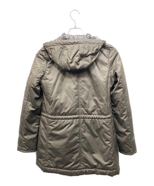 BURBERRY BLUE LABEL（バーバリー ブルー レーベル）BURBERRY BLUE LABEL (バーバリーロンドンブルーレーベル) モッズコート グリーン サイズ:Mの古着・服飾アイテム