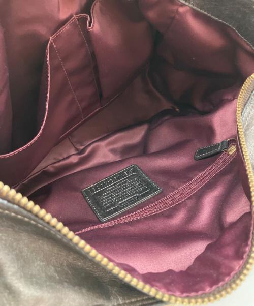 COACH（コーチ）COACH (コーチ) ハンドバッグ ベージュの古着・服飾アイテム