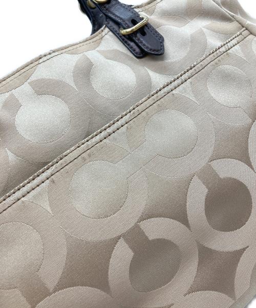 COACH（コーチ）COACH (コーチ) ハンドバッグ ベージュの古着・服飾アイテム