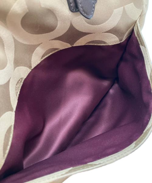 COACH（コーチ）COACH (コーチ) ハンドバッグ ベージュの古着・服飾アイテム