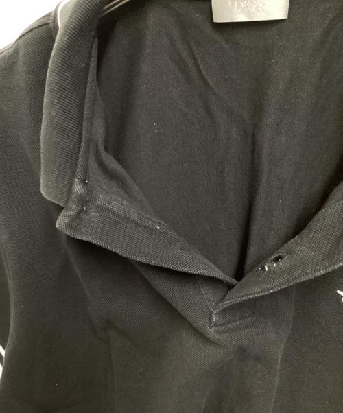 Christian Dior（クリスチャン ディオール）Christian Dior (クリスチャン ディオール) BEE （ビー）ポロシャツ ブラック サイズ:Lの古着・服飾アイテム