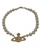 Vivienne Westwoodヴィヴィアンウエストウッド）の古着「ONE ROW PEARL BAS RELIEF(ワン ロー パール バスレリーフ) チョーカー」