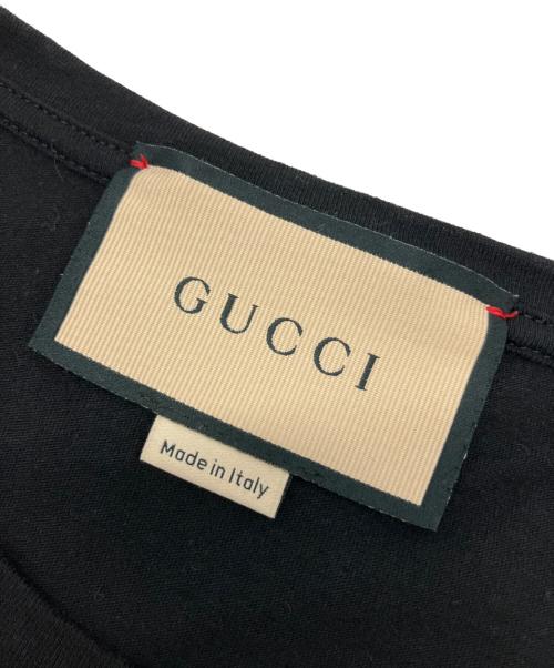 GUCCI（グッチ）GUCCI (グッチ) Tonal Brand Logo Tee ブラック サイズ:Mの古着・服飾アイテム