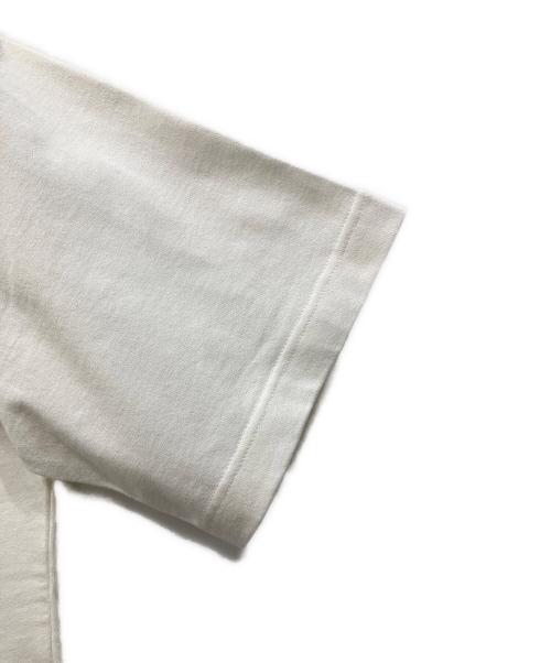 LOUIS VUITTON（ルイ ヴィトン）LOUIS VUITTON (ルイ ヴィトン) ロゴエンブロイダリーニットモックネックTシャツ ベージュ サイズ:Mの古着・服飾アイテム