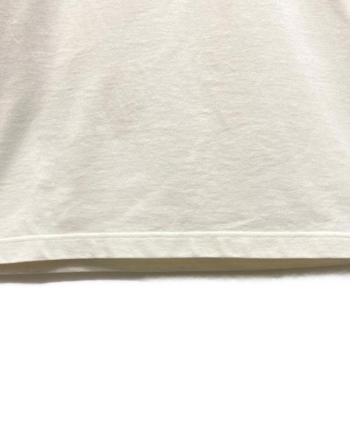 LOUIS VUITTON（ルイ ヴィトン）LOUIS VUITTON (ルイ ヴィトン) ロゴエンブロイダリーニットモックネックTシャツ ベージュ サイズ:Mの古着・服飾アイテム