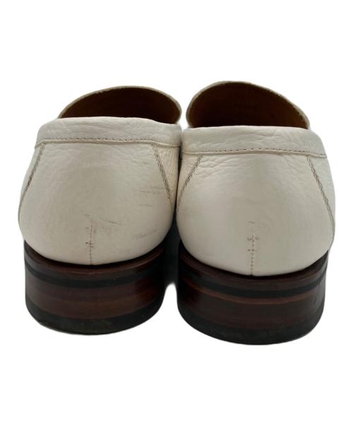 YANKO（ヤンコ）YANKO (ヤンコ) タッセルローファー ホワイト サイズ:8の古着・服飾アイテム