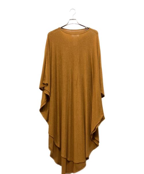 MM6 Maison Margiela（エムエムシックスメゾンマルジェラ）MM6 Maison Margiela (エムエムシックスメゾンマルジェラ) 薄手カーディガン ブラウン サイズ:FREEの古着・服飾アイテム