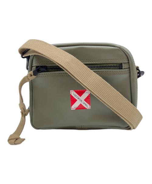 LUGGAGE LABEL（ラゲッジ レーベル）LUGGAGE LABEL (ラゲッジ レーベル) ショルダーバッグ カーキの古着・服飾アイテム