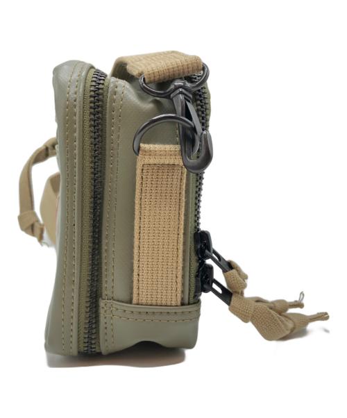 LUGGAGE LABEL（ラゲッジ レーベル）LUGGAGE LABEL (ラゲッジ レーベル) ショルダーバッグ カーキの古着・服飾アイテム