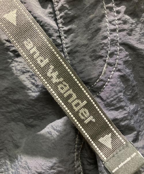 and wander（アンドワンダー）and wander (アンドワンダー) ショートパンツ ブラック サイズ:Mの古着・服飾アイテム