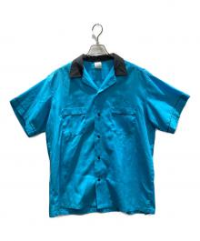 Hilton（ヒルトン）の古着「ボーリングシャツ」｜ブルー