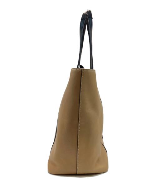 TUMI（トゥミ）TUMI (トゥミ) レザートートバッグ ブラウンの古着・服飾アイテム