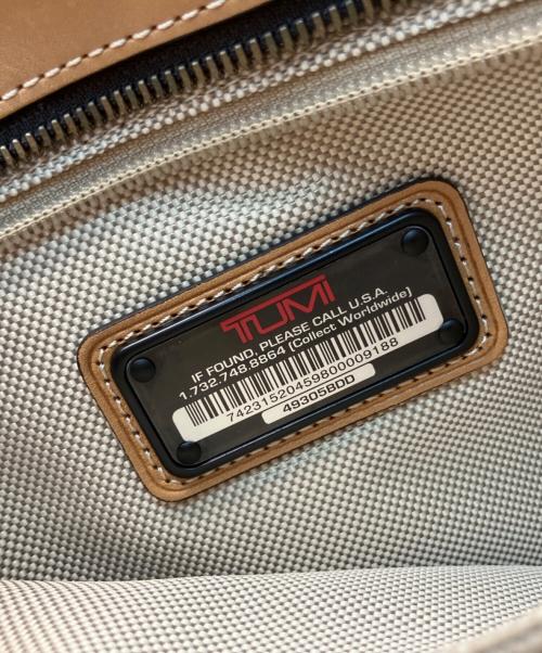 TUMI（トゥミ）TUMI (トゥミ) レザートートバッグ ブラウンの古着・服飾アイテム