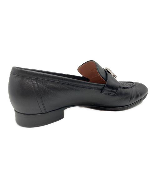 HERMES（エルメス）HERMES (エルメス) コンスタンスローファー ブラック サイズ:37の古着・服飾アイテム