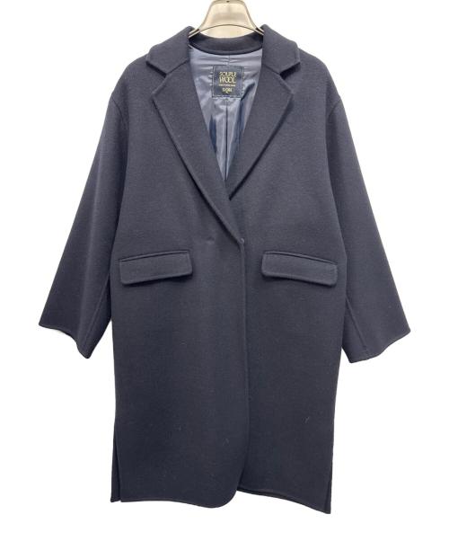 SLOBE IENA（スローブ イエナ）SLOBE IENA (スローブ イエナ) チェスターコート ネイビー サイズ:36の古着・服飾アイテム