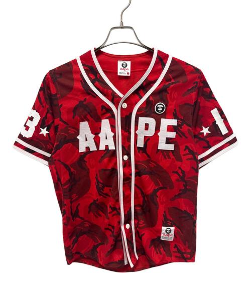 Aape BY A BATHING APE（エーエイプ バイ アベイシングエイプ）Aape BY A BATHING APE (エーエイプ バイ アベイシングエイプ) 半袖シャツ レッド サイズ:Ｓの古着・服飾アイテム