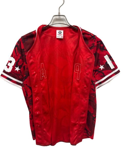 Aape BY A BATHING APE（エーエイプ バイ アベイシングエイプ）Aape BY A BATHING APE (エーエイプ バイ アベイシングエイプ) 半袖シャツ レッド サイズ:Ｓの古着・服飾アイテム