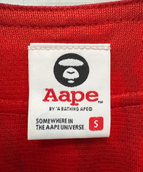 Aape BY A BATHING APE（エーエイプ バイ アベイシングエイプ）Aape BY A BATHING APE (エーエイプ バイ アベイシングエイプ) 半袖シャツ レッド サイズ:Ｓの古着・服飾アイテム