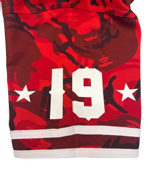 Aape BY A BATHING APE（エーエイプ バイ アベイシングエイプ）Aape BY A BATHING APE (エーエイプ バイ アベイシングエイプ) 半袖シャツ レッド サイズ:Ｓの古着・服飾アイテム