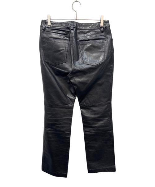 GAP（ギャップ）GAP (ギャップ) BOOT CUT レザーパンツ ブラック サイズ:10の古着・服飾アイテム