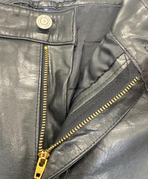 GAP（ギャップ）GAP (ギャップ) BOOT CUT レザーパンツ ブラック サイズ:10の古着・服飾アイテム