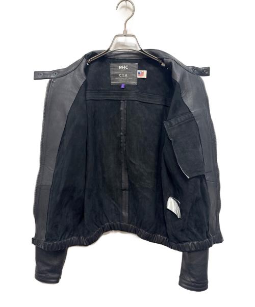 RHC Ron Herman（アールエイチシー ロンハーマン）RHC Ron Herman (アールエイチシー ロンハーマン) レザージャケット ブラック サイズ:Lの古着・服飾アイテム