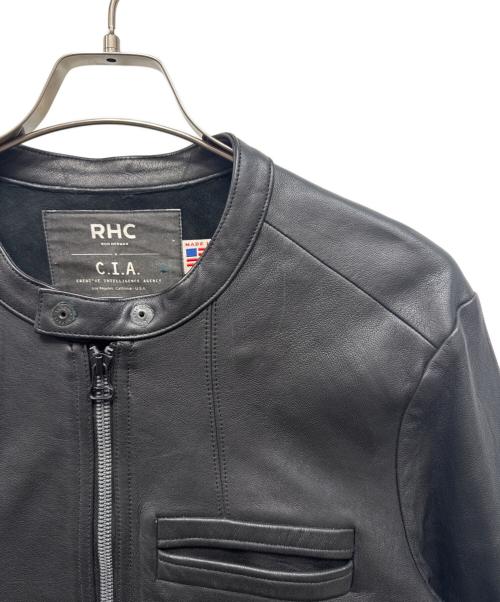 RHC Ron Herman（アールエイチシー ロンハーマン）RHC Ron Herman (アールエイチシー ロンハーマン) レザージャケット ブラック サイズ:Lの古着・服飾アイテム