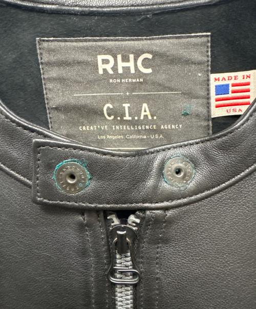 RHC Ron Herman（アールエイチシー ロンハーマン）RHC Ron Herman (アールエイチシー ロンハーマン) レザージャケット ブラック サイズ:Lの古着・服飾アイテム