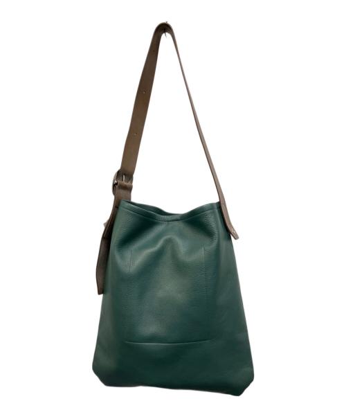 HENDER SCHEME（エンダースキーマ）HENDER SCHEME (エンダースキーマ) ワンサイドベルトバッグ グリーンの古着・服飾アイテム