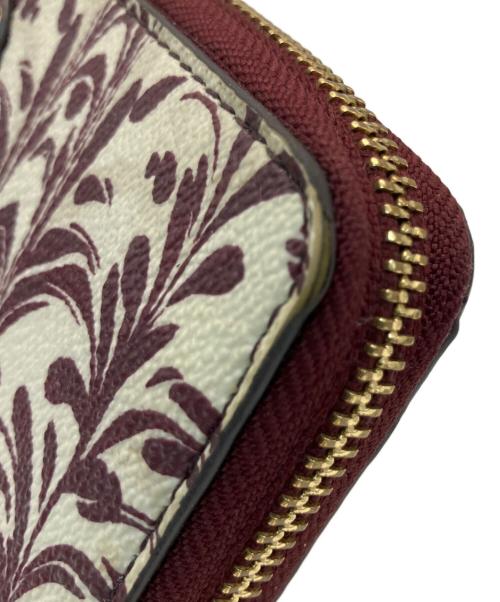 TORY BURCH（トリーバーチ）TORY BURCH (トリーバーチ) 長財布 ベージュ×ボルドーの古着・服飾アイテム